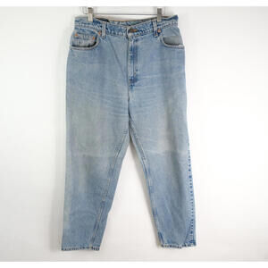 Levi's 551 Jeans Women's Size 14 Petite Relaxed Fit Tapered Leg USA Made 90s